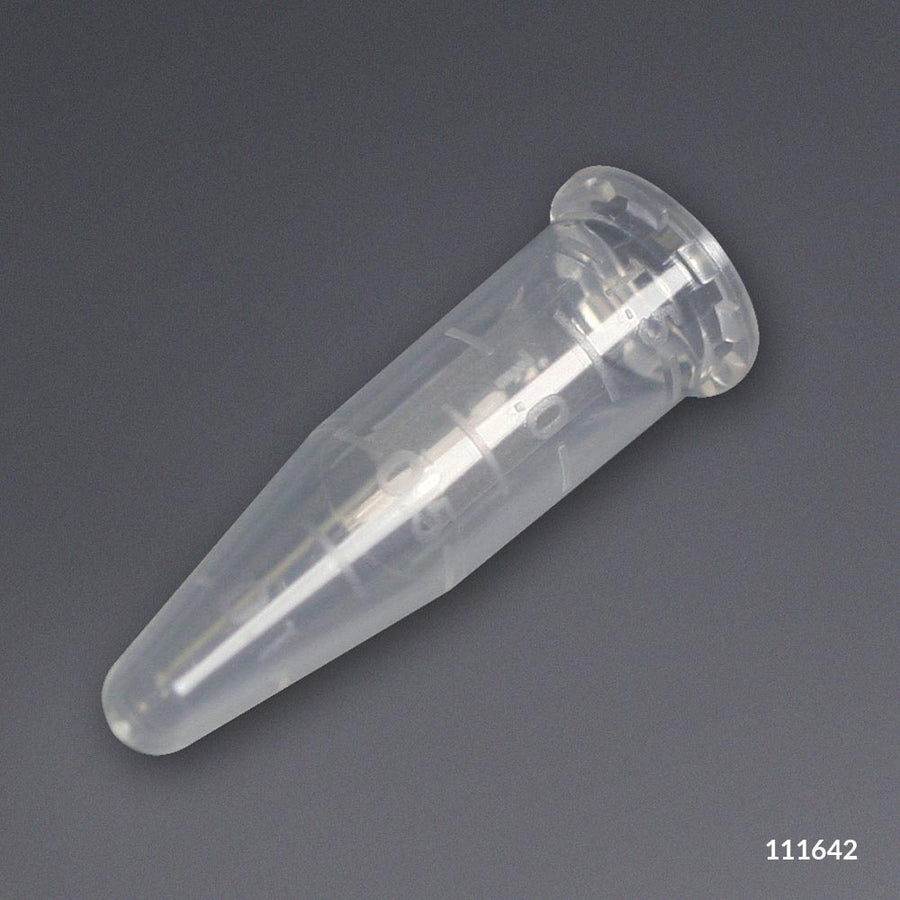 1.5 ml Graduated Polypropylene (PP) Microcentrifuge Tube Without Cap, Natural