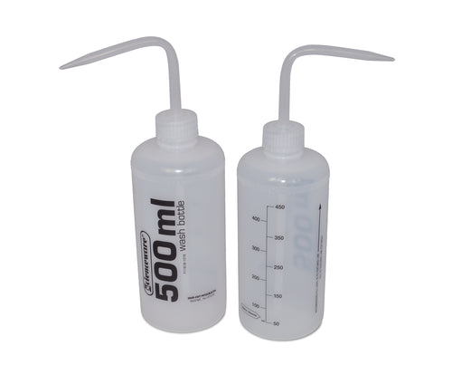 LDPE Volume Labeled Narrow Mouth Wash Bottles