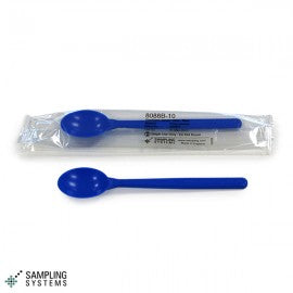 Blue PP SteriWare® Sample Spoon — Powder Sampler