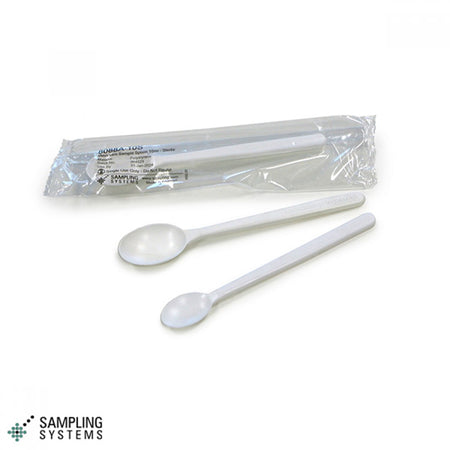 White PS SteriWare® Sample Spoon