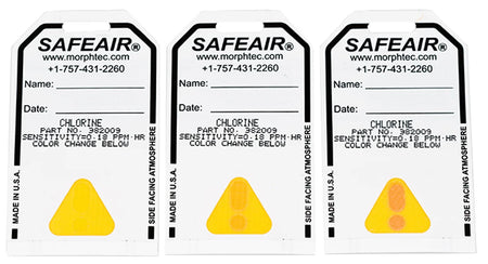 Badges de détection chimique du système SafeAir®