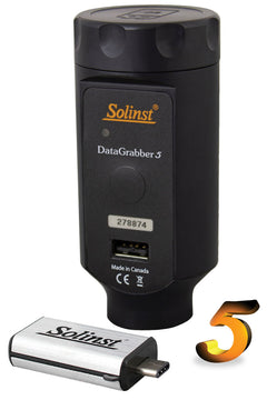 Manufacturer (Solinst) datasheet 2x image. Correct product: Solinst Model 3001 DataGrabber 5 with USB connector accessor