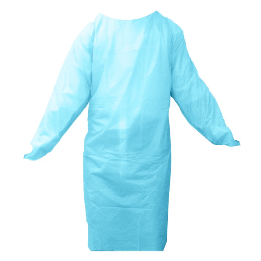Hansler Smith (Shopify) product 'Isolation Gown - Ronco COVERME Cast Polyethylene With Thumb Loops' SKU 31-500. Original