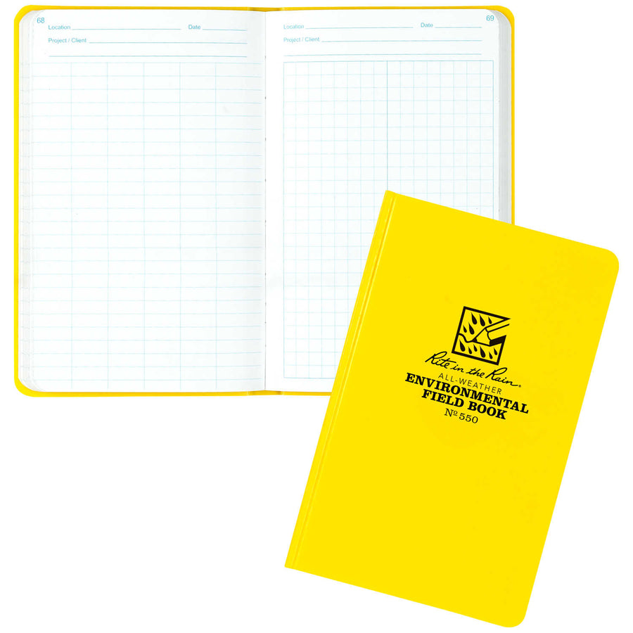 4.625″ x 7.25″ Rite in the Rain® All-Weather Environmental Hard Cover Book