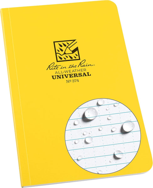 4.25″ x 7.25″Rite in the Rain® All-Weather Soft Cover Book with Universal Pattern