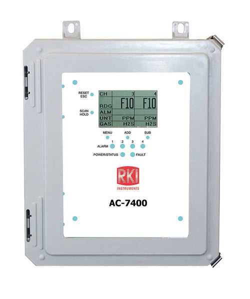 RKI AC-7400 12-Channel Analog Gas Detection Controller