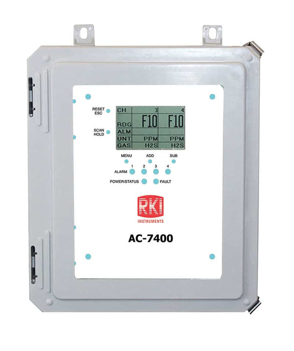 RKI AC-7400 12-Channel Analog Gas Detection Controller