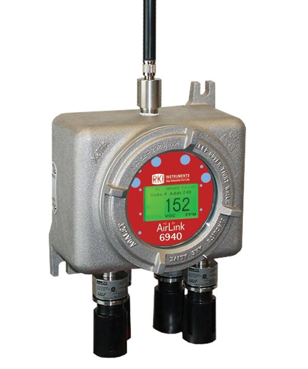 RKI AirLink 6940 Wireless 4-Sensor Gas Detector (XP / NXP)