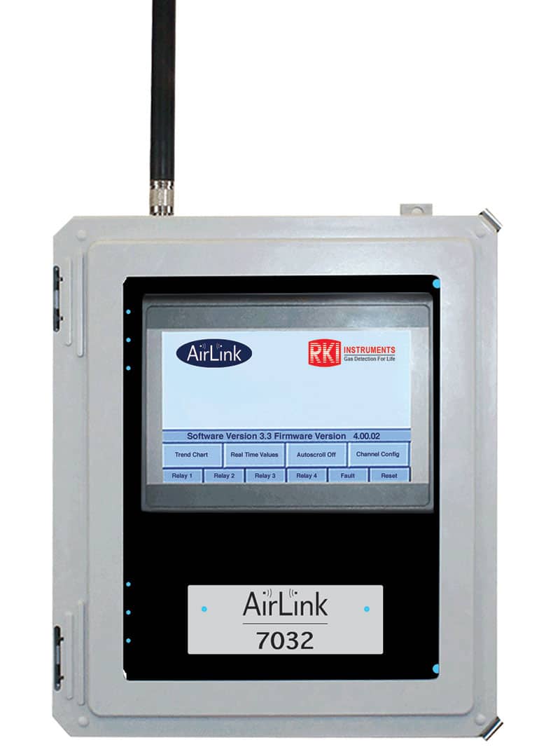RKI AirLink 7032 Wireless Touchscreen Gas Detection Controller