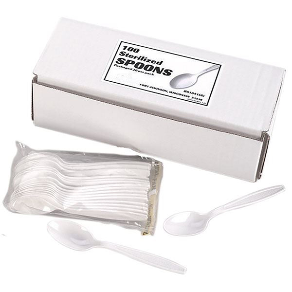 Nasco Sterilized Spoons