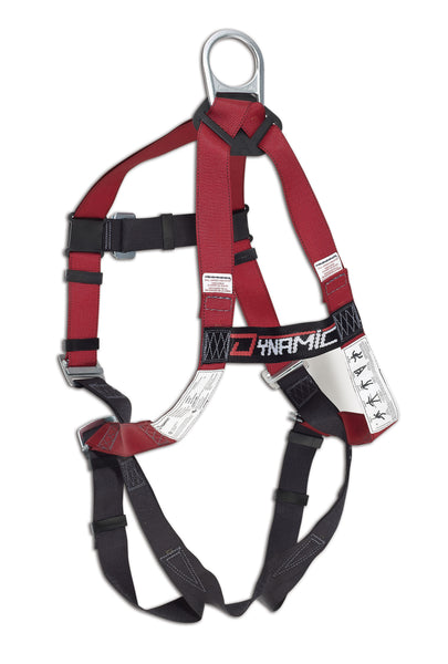 Dyna-l Universal Fall Arrest Harness With Friction Leg Strap Connectors