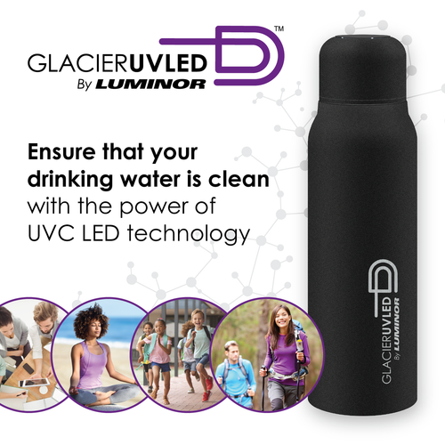 UV LED Water Bottle