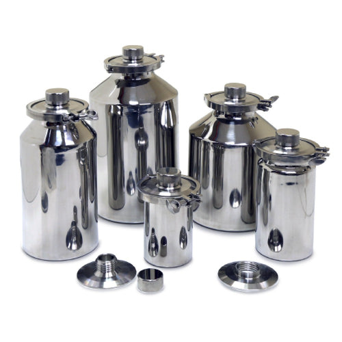 Stainless Containers (1 to 30 L) with GL45 Thread & Cap