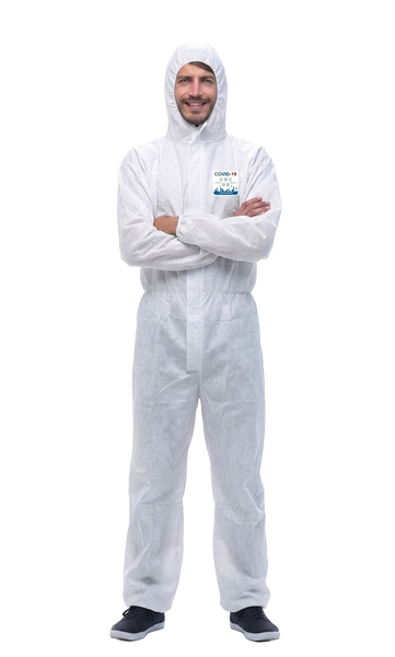 Manufacturer (roncosafety.com) XP-2000.png, 800x1328, clean white studio background. Correct product: model wearing whit