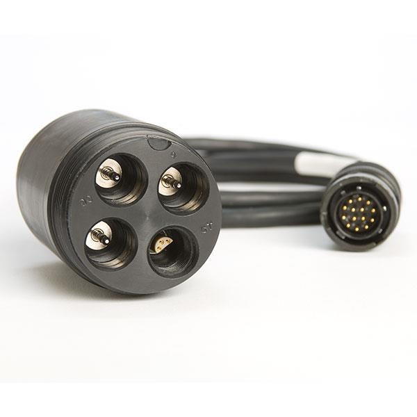 YSI ProQuatro 4 m Quatro Cable With Conductivity/Temperature Sensor (605790-4)