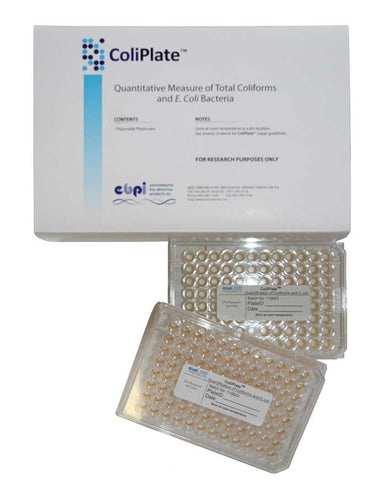 EBPI/biotoxicity.com (distributor for Bluewater Biosciences) BoxPlate image, 700x907 real px. Shows white ColiPlate kit 
