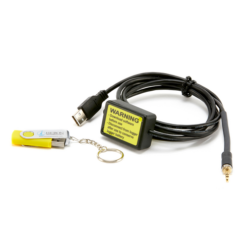 Heron dipperLog Data Logger Accessories: Cables, Well Caps & Displays