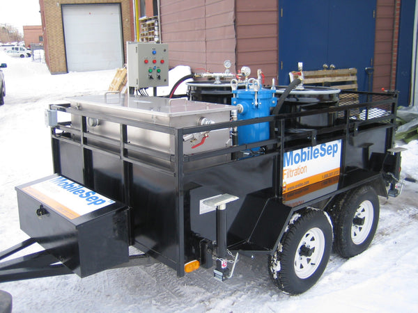 ERE remediation equipment on a job site