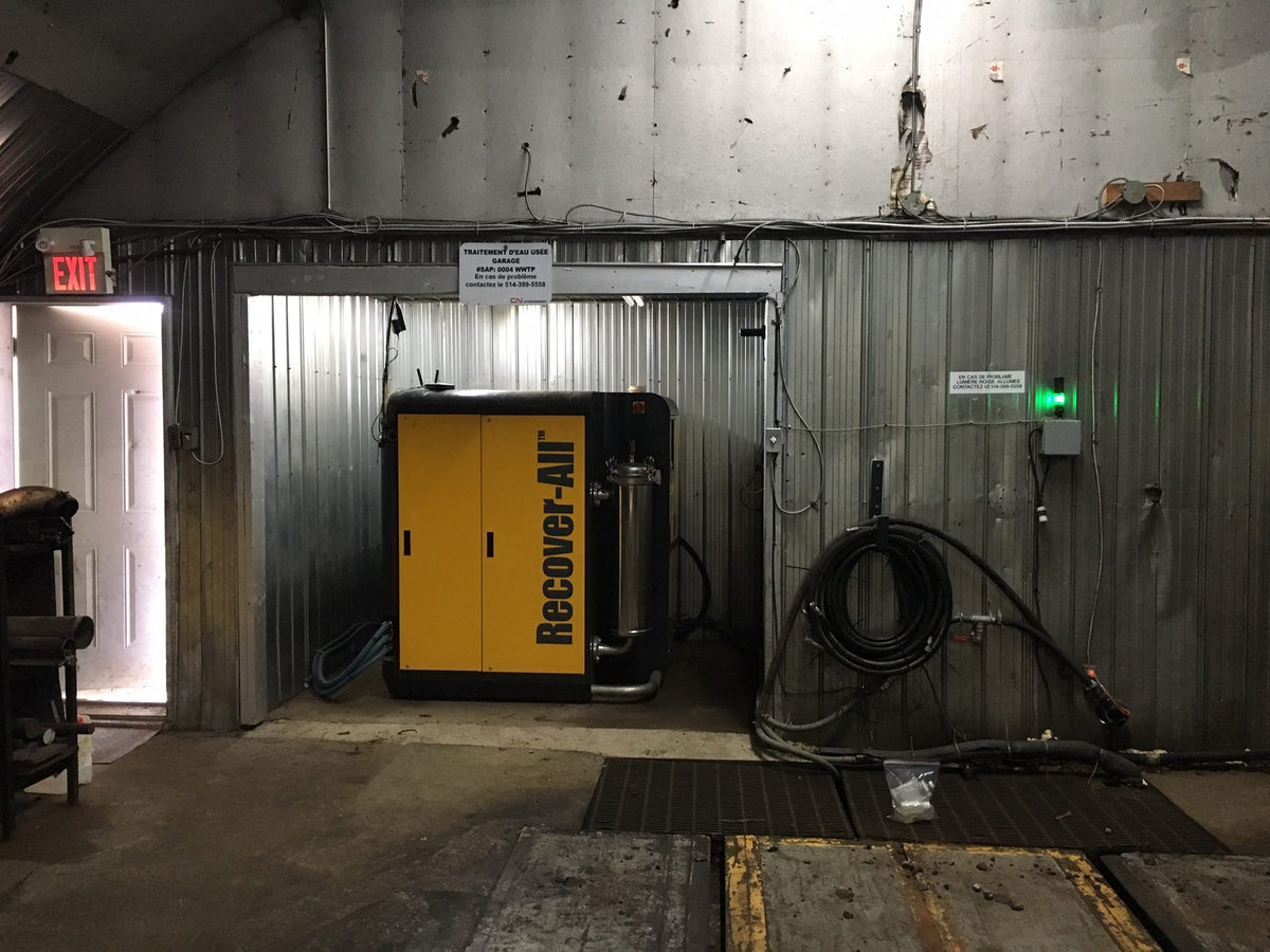 ERE remediation equipment on a job site