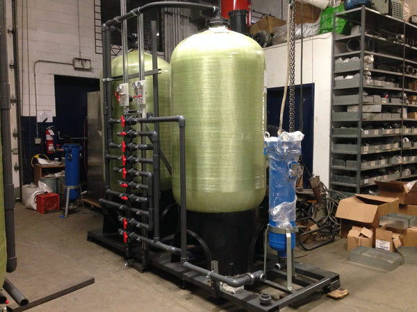 ERE remediation equipment on a job site
