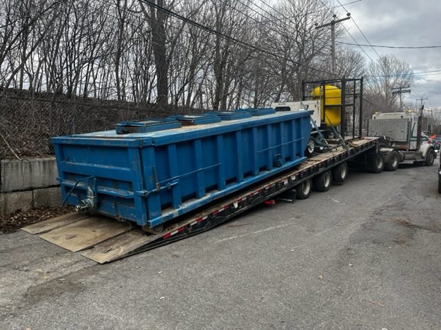 ERE remediation equipment on a job site