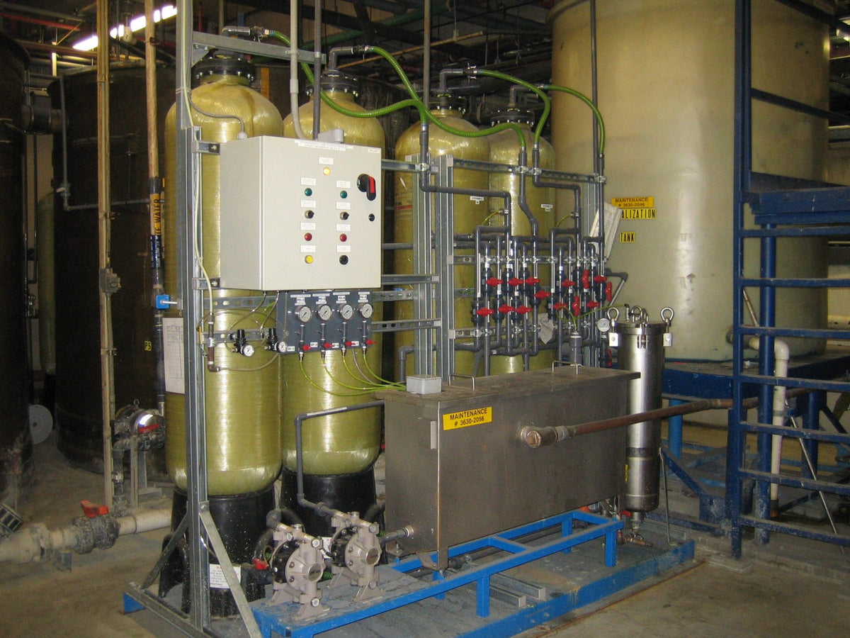 ERE remediation equipment on a job site