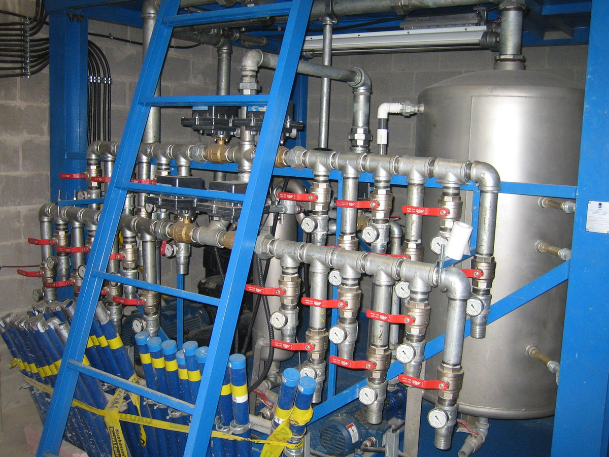 ERE remediation equipment on a job site