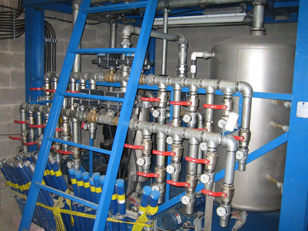 ERE remediation equipment on a job site