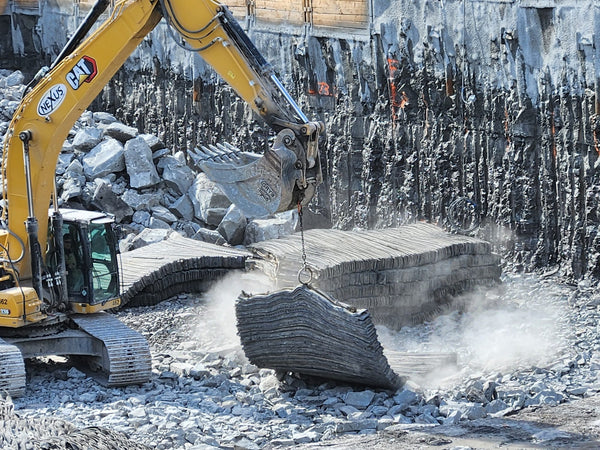 ERE remediation equipment on a job site