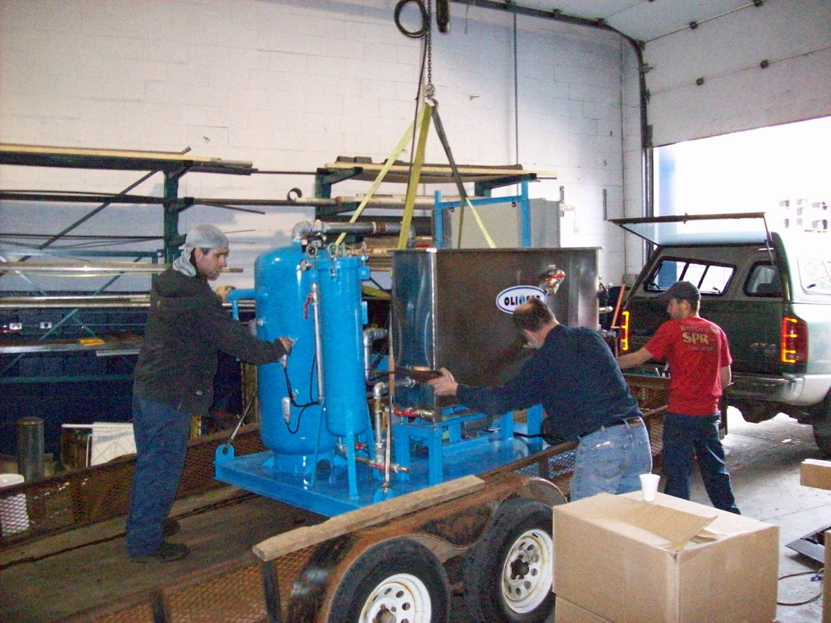 ERE remediation equipment on a job site