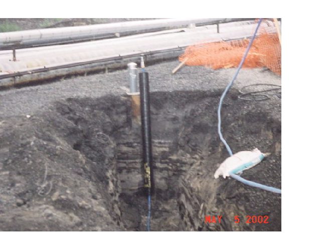ERE remediation equipment on a job site