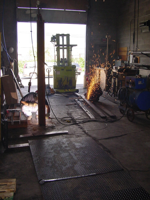 ERE remediation equipment on a job site