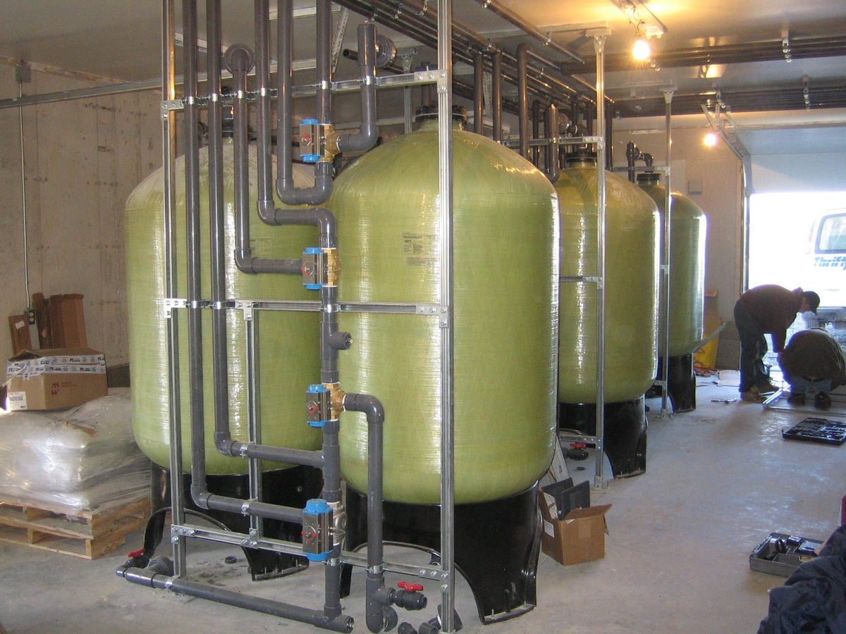 ERE remediation equipment on a job site