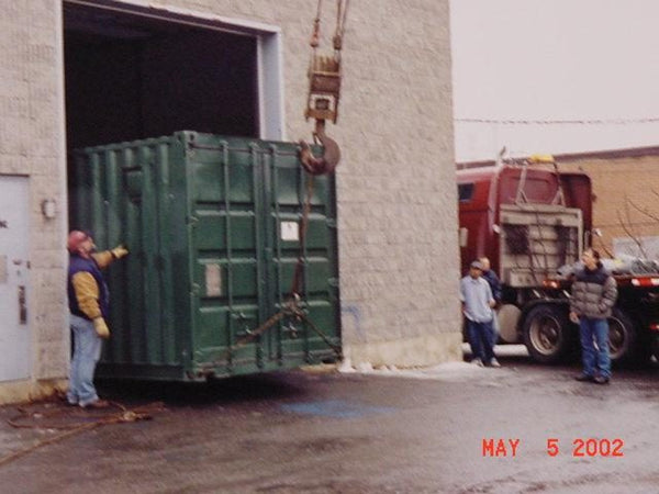 ERE remediation equipment on a job site