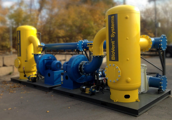 ERE remediation equipment on a job site