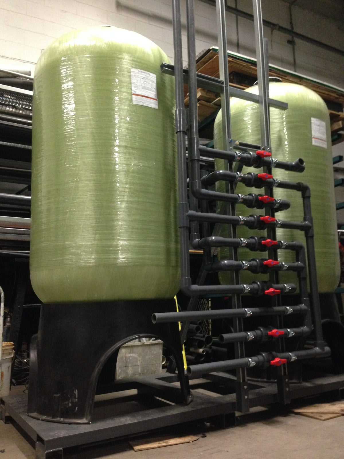 ERE remediation equipment on a job site