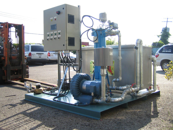 ERE remediation equipment on a job site