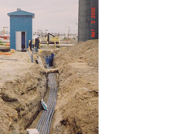 ERE remediation equipment on a job site