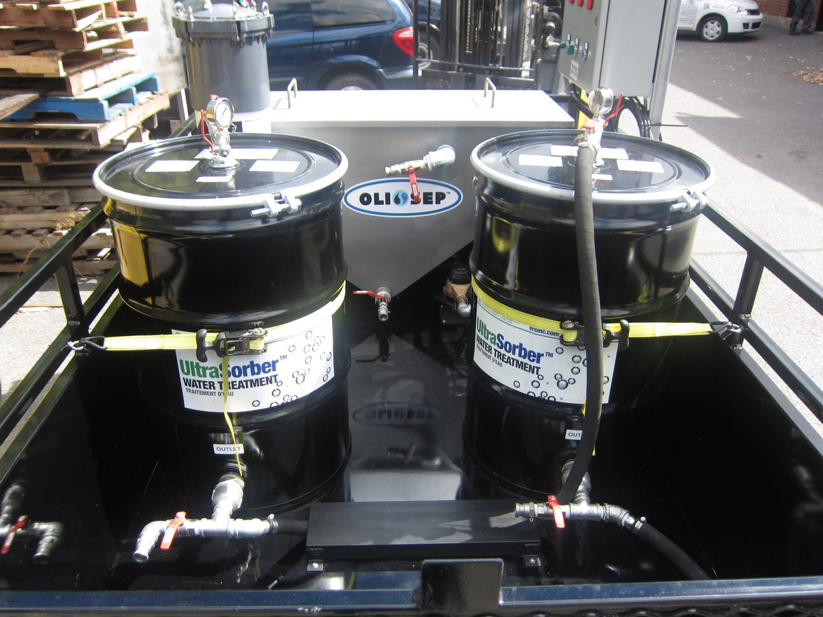 ERE remediation equipment on a job site
