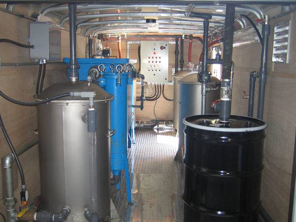 ERE remediation equipment on a job site