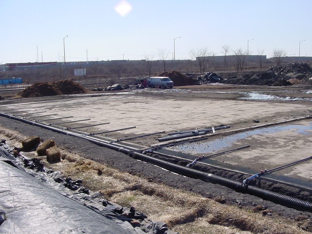 ERE remediation equipment on a job site