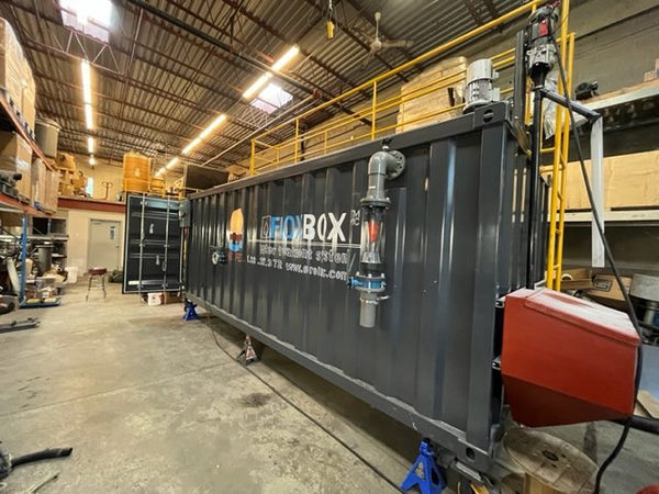 ERE remediation equipment on a job site
