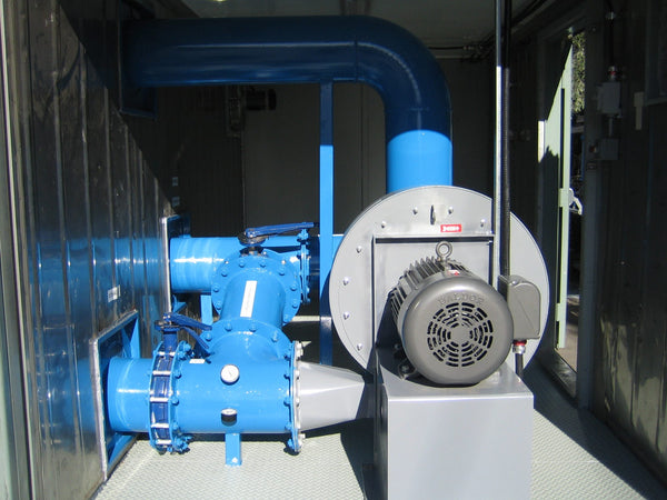 ERE remediation equipment on a job site