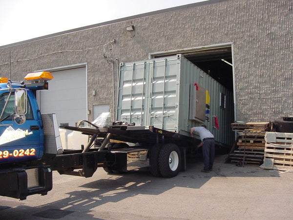ERE remediation equipment on a job site