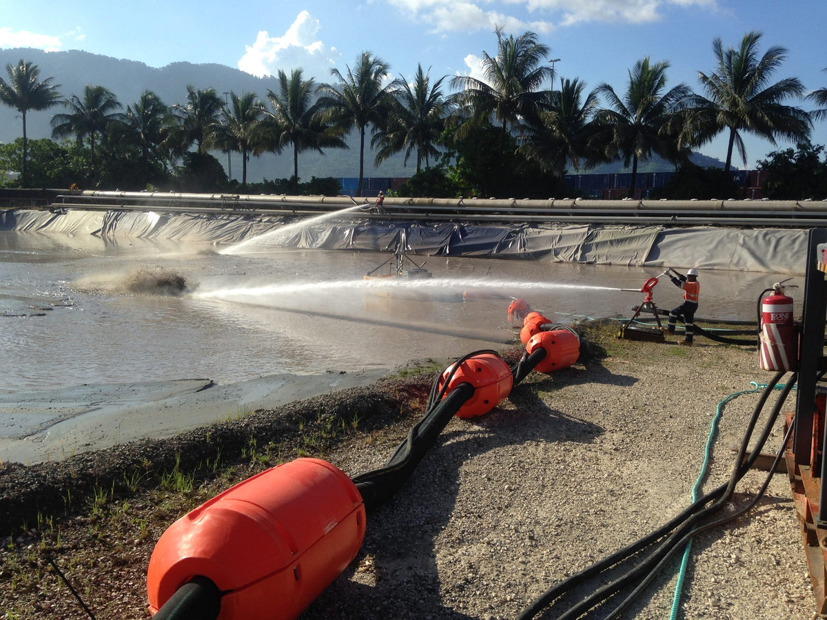 ERE remediation equipment on a job site