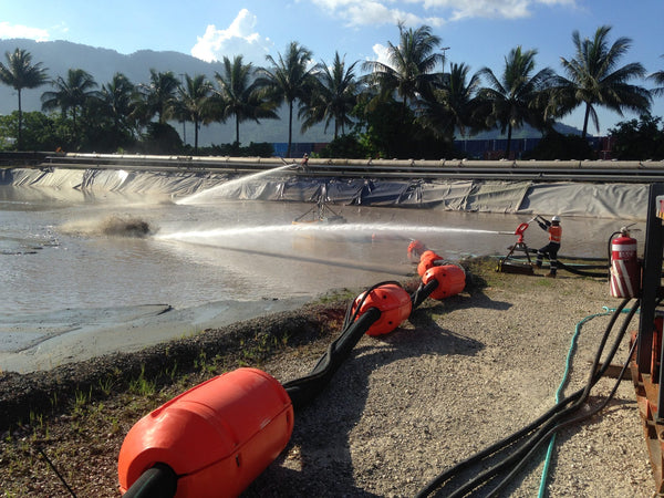 ERE remediation equipment on a job site