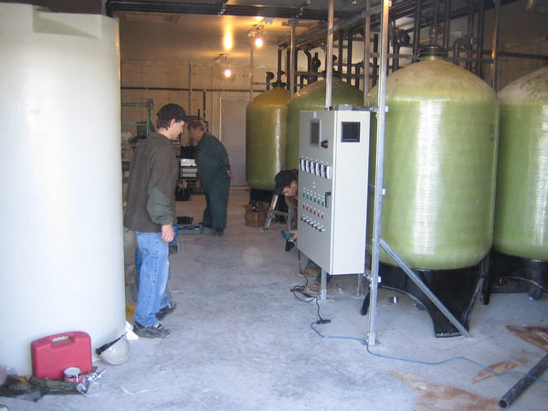 ERE remediation equipment on a job site