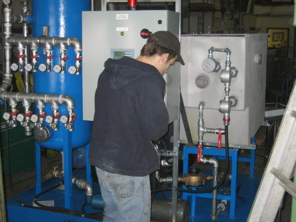 ERE remediation equipment on a job site