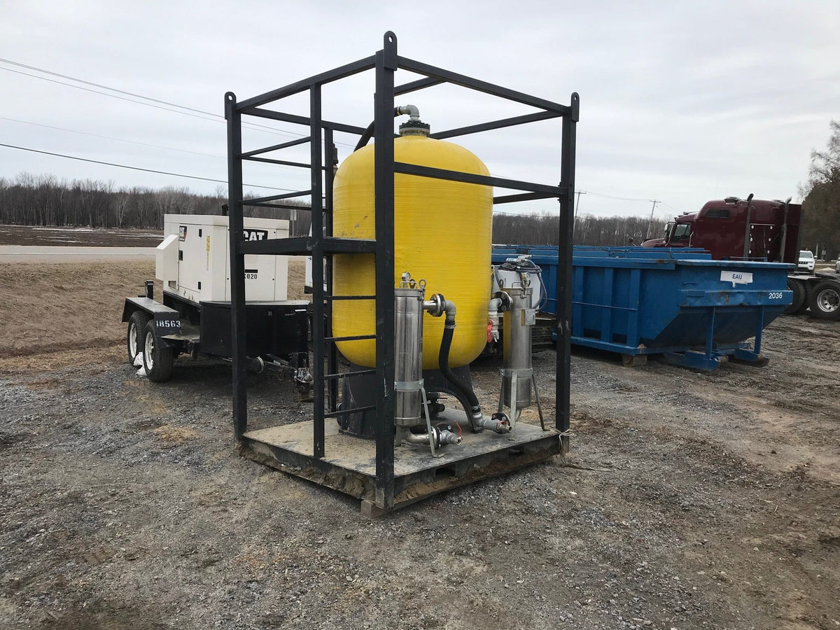 ERE remediation equipment on a job site