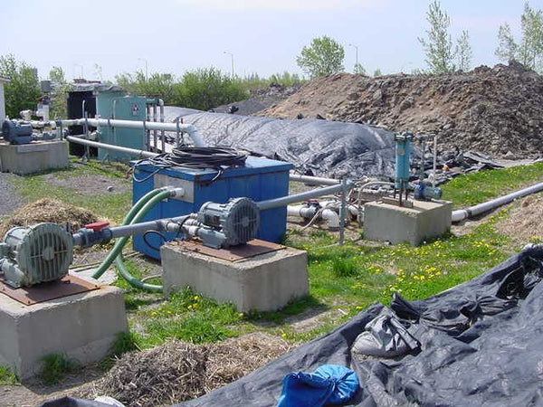 ERE remediation equipment on a job site